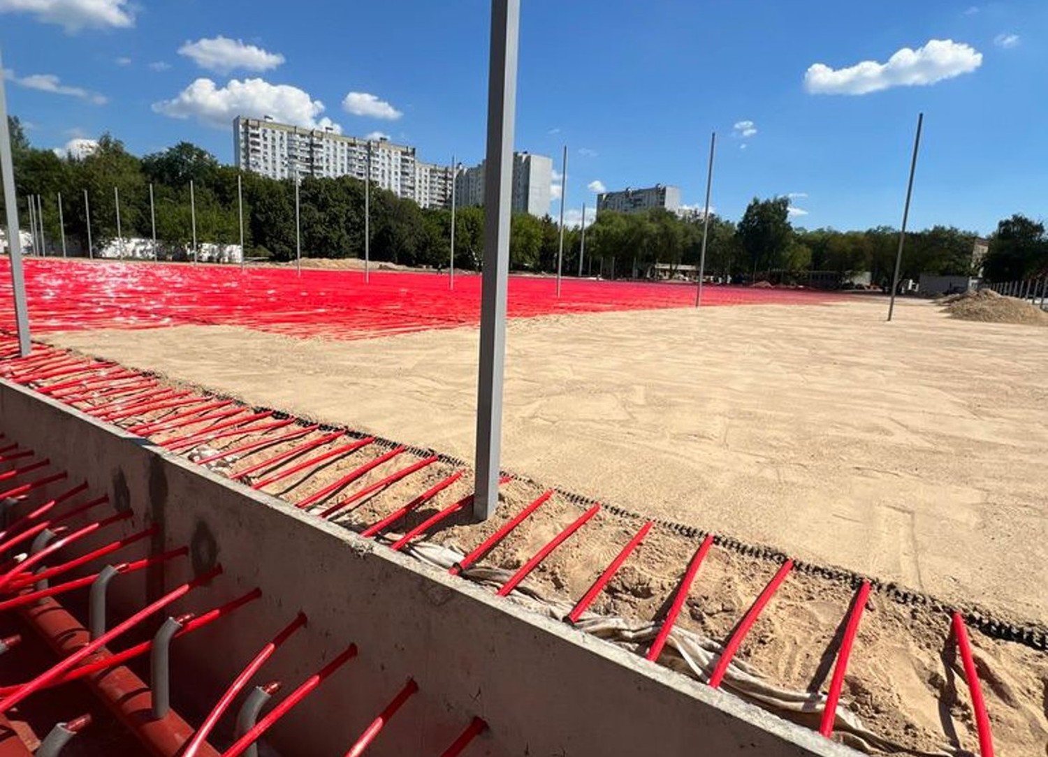 Контроль температуры. Как согреть стадион