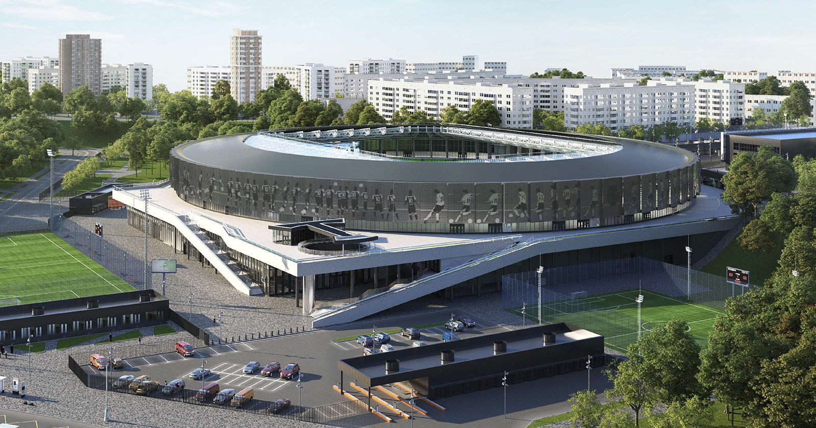 Реконструкция стадиона «Торпедо» в Москве вступила в завершающий этап
