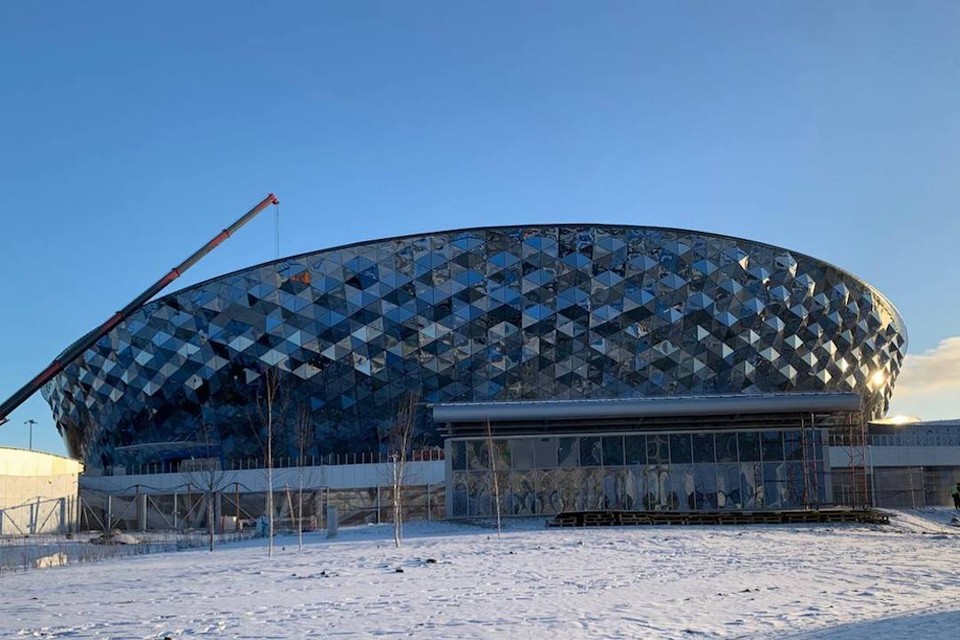 Новую арену «Сибири» подключили к электроснабжению