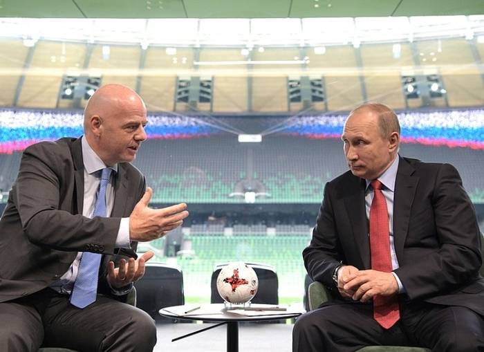 Президент ФИФА: «Стадион в Краснодаре – пример объекта, возведенного благодаря чемпионату мира» 