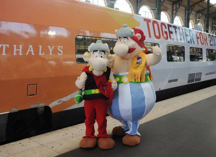Во Франции и Германии запустили поезда с рекламой чемпионата мира по хоккею