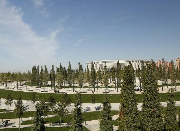 В Краснодаре открылся большой парк около нового футбольного стадиона