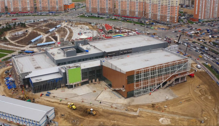 Спортивный комплекс «Некрасовка» в Москве готов на 60%