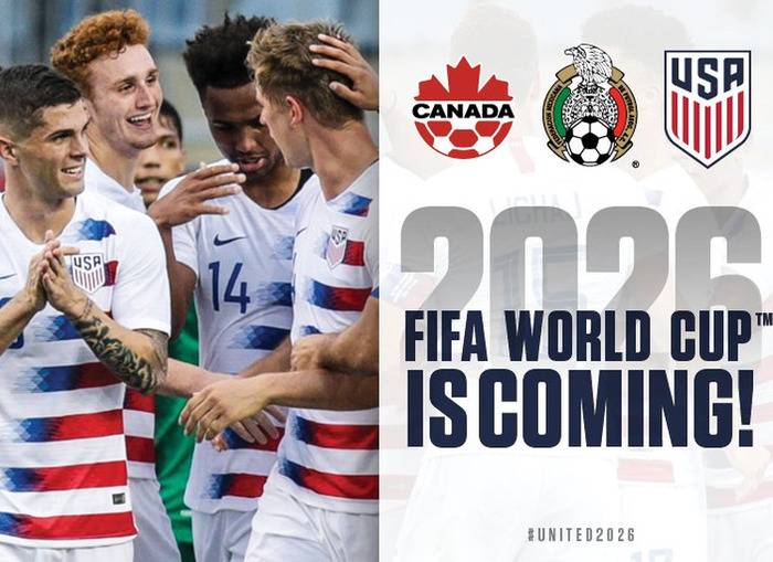 ЧМ-2026 по футболу проведут США, Канада  и Мексика