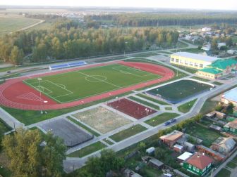 Спортивный центр с универсальным игровым «Сибирь», при Сорокинская СОШ