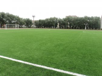 Футбольное поле с искусственным покрытием,стадион «Локомотив»